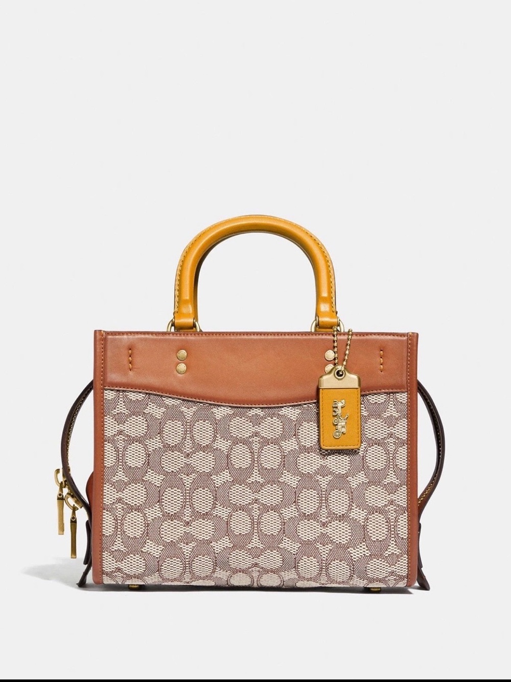 COACH Rogue 25 Signature Jacquard Satchel